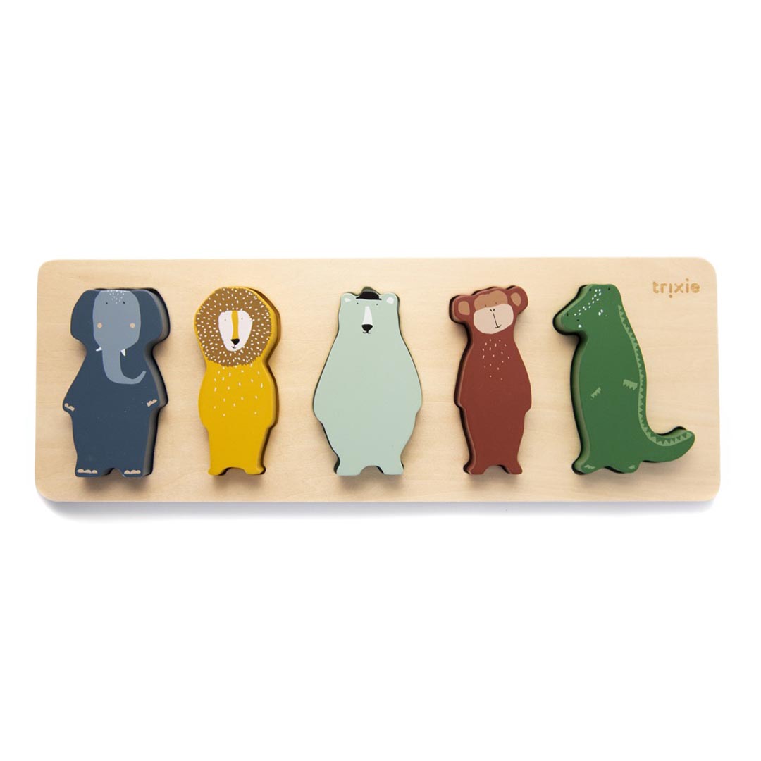 Puzzle de formas de madera